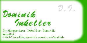 dominik inkeller business card